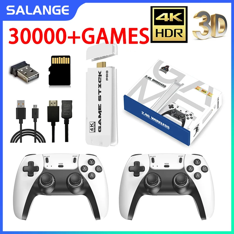 Игровая консоль M8 4K Pro Game Stick Mini TV