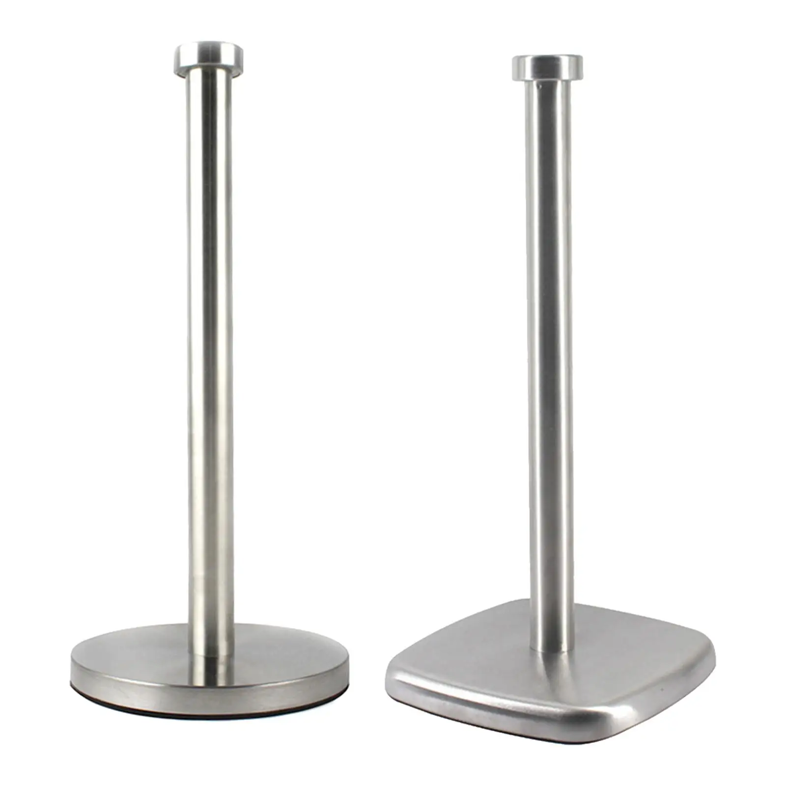 

Stainless Steel Paper Holder Anti Slip Storage Rack Organization Vertical Multifunctional Countertop Roll stand Office