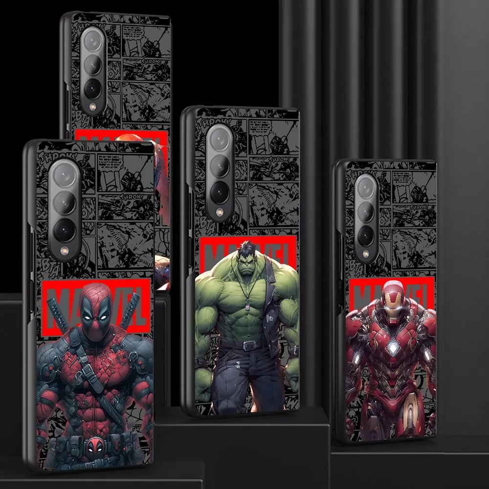 Чехол для телефона с изображением Марвел Дэдпула и Человека-паука Samsung Galaxy Z Fold5 5G