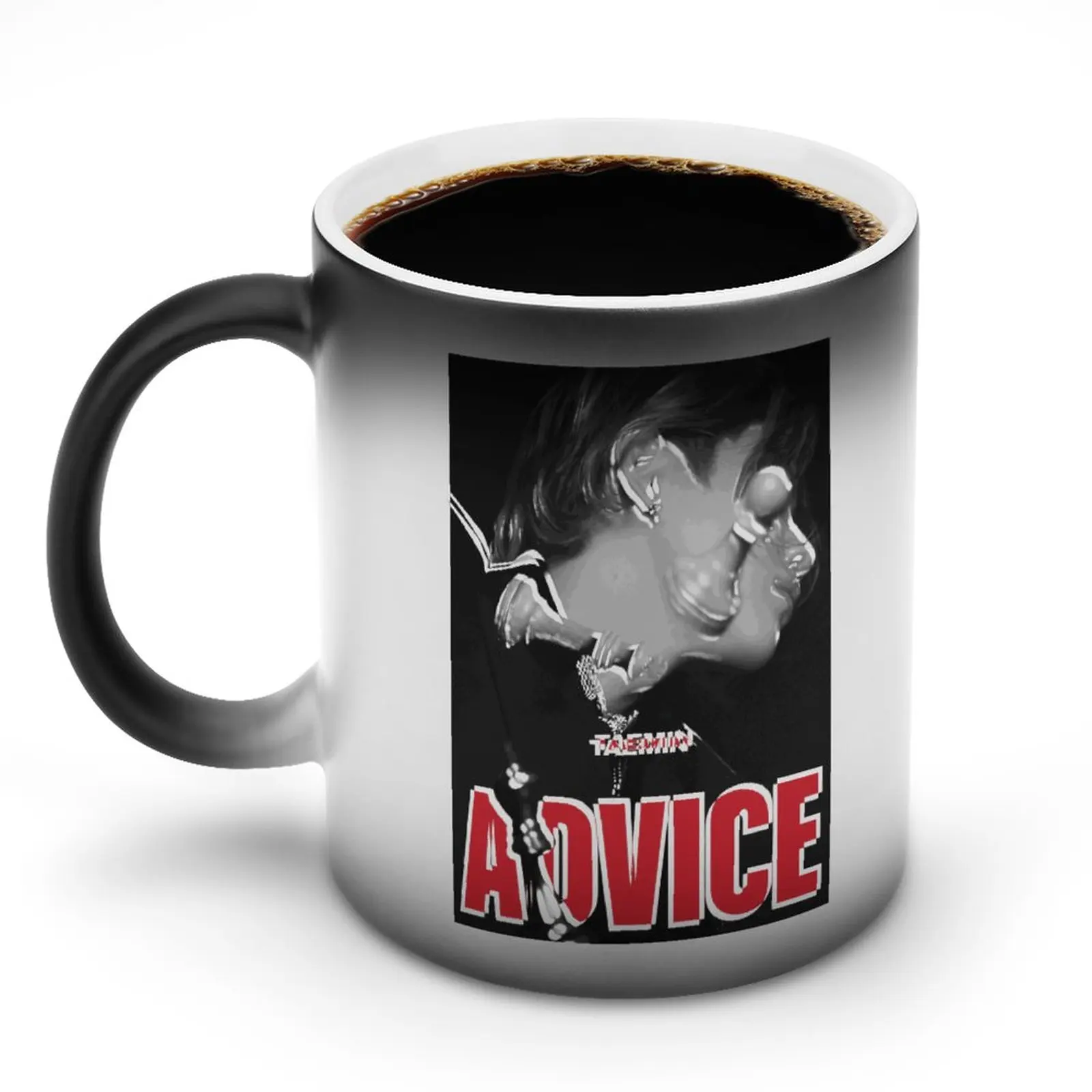 

Taemin чашка с надписью «Stay Shinee», идея перемещения, чашка с переменной расцветкой грустного мужчины из Kpop-песни, дешевая винтажная керамическа...