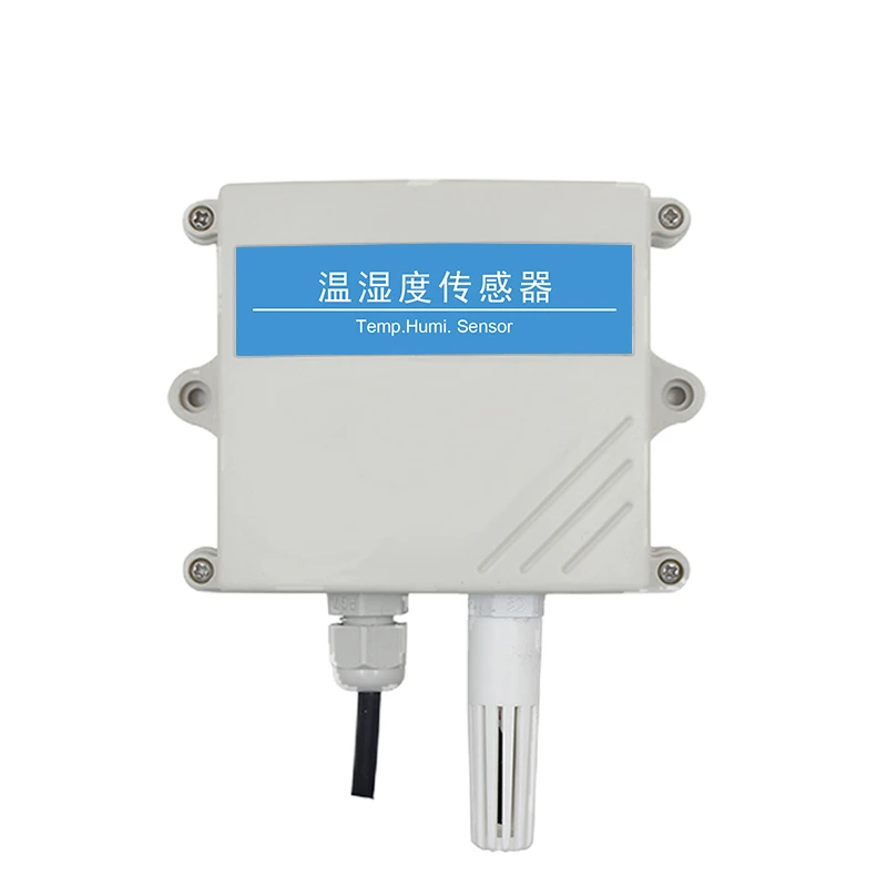 

Temperature and humidity sensor transmitter RS485 agricultural waterproof greenhouse monitoring control external PVC probe