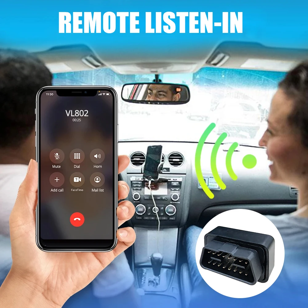 4G Mini OBD GPS-трекер 12В-24В Автомобильная Противоугонная сигнализация в режиме