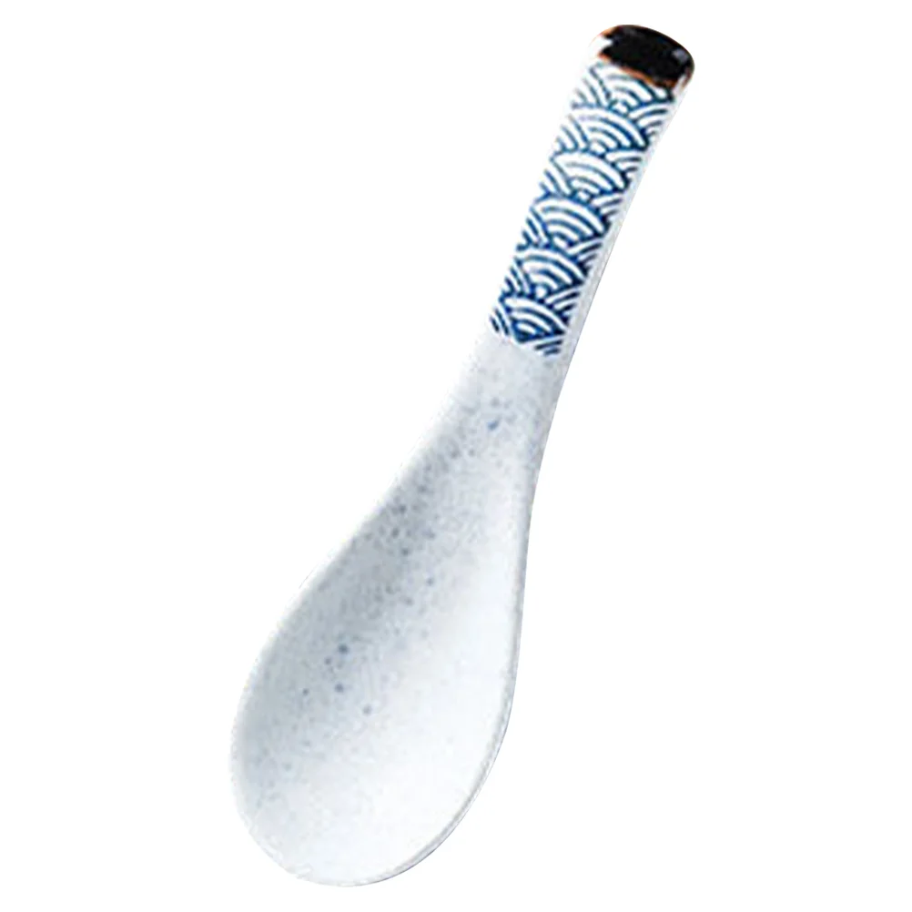 

2 Pcs Bowl Plates Ceramic Chinese Soup Spoons Chinese Spoons Dinner Spoons Asian Ramen Dumpling Spoon Delicate Japanese Spoon