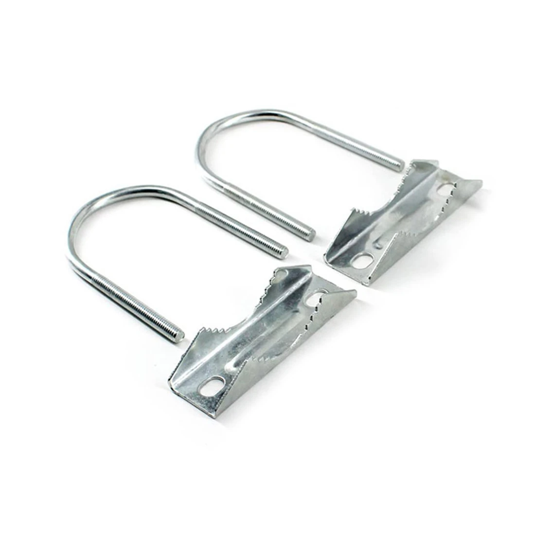 Antenna Mast Clamp with U-Bolts for Ham UHF VHF CB Cellular Trucker Mount Bracket N Female Type