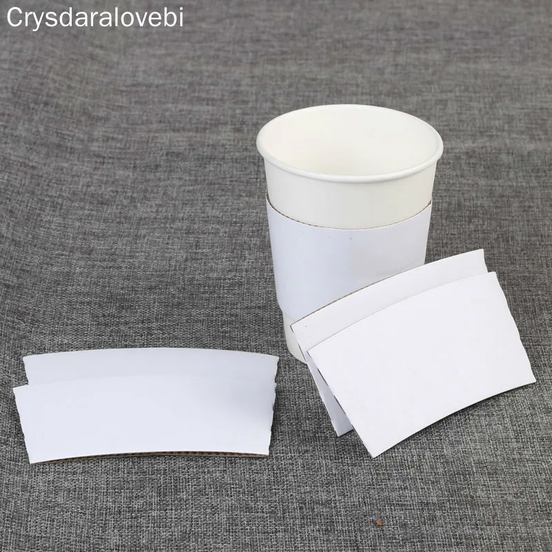 100 шт. одноразовые держатели для чашек из гофрированной бумаги | Дом и сад