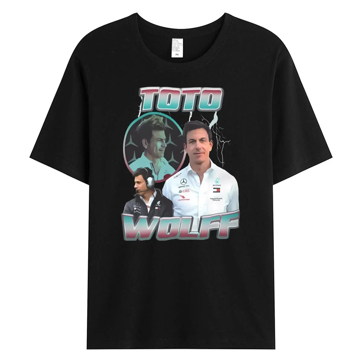 Винтажные ботинки Magliette Toto Wolff 80's Merch maglietta girocollo in cotone Hipster da donna uomo