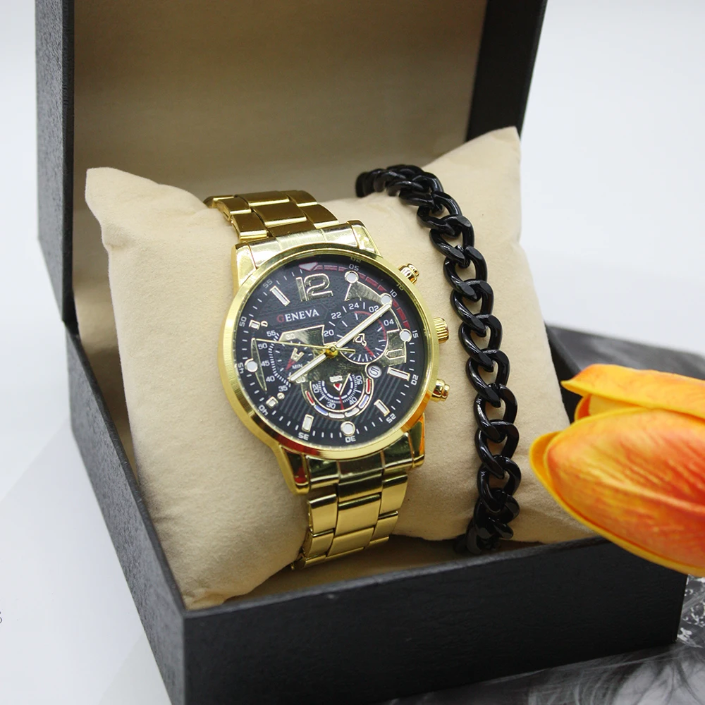 Часы наручные мужские кварцевые с автоматическим механизмом