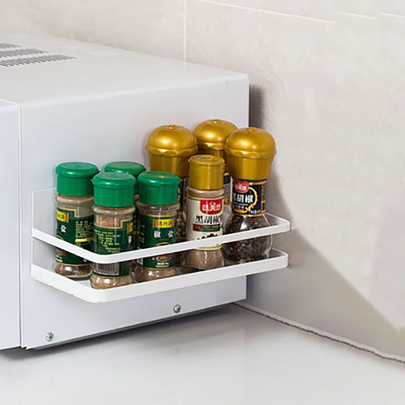 

Japanese magnetic refrigerator rack magnetic suction kitchen multifunctional iron storage rack refrigerator side wall hanging
