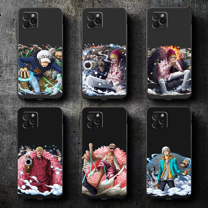 

ONE PIECE Anime Phone Case For Funda iPhone 11 13 12 Pro Max Mini X XR XS Max SE 2020 6 6s 7 8 Plus Funda Coque Celular