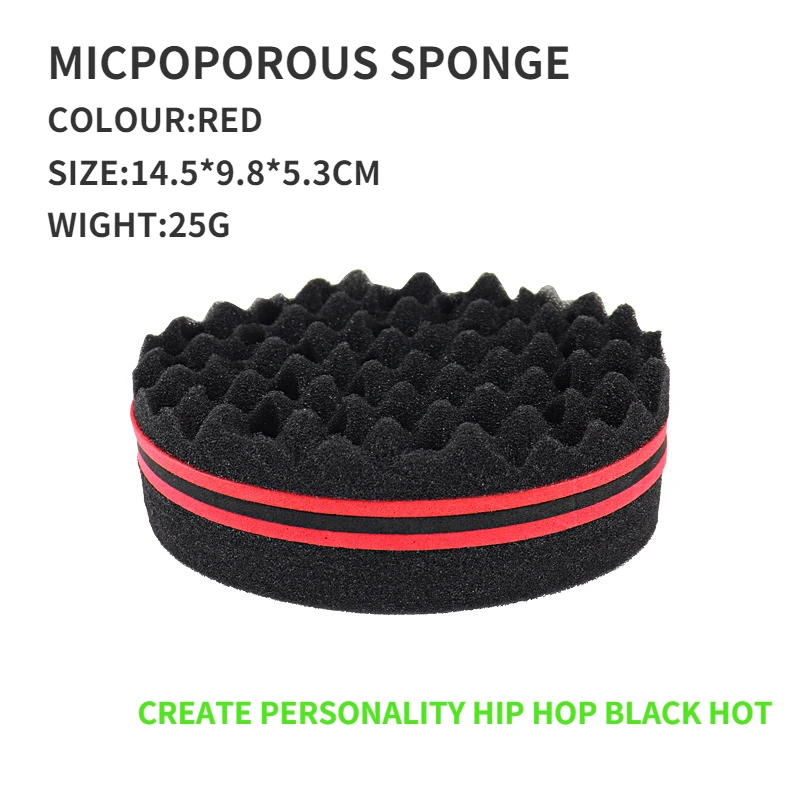 Новая овальная двухсторонняя Волшебная крученая щетка для волос губчатая