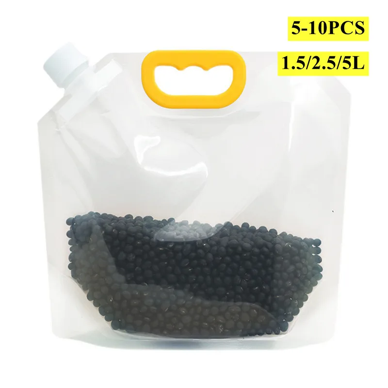 

5/10 шт., пакеты для хранения продуктов 1,5-5 л