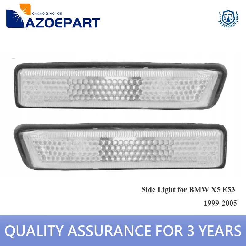 

White Side Marker Turn Signal Light for BMW X5 E53 1999 2000 2001 2002 2003 2004 2005