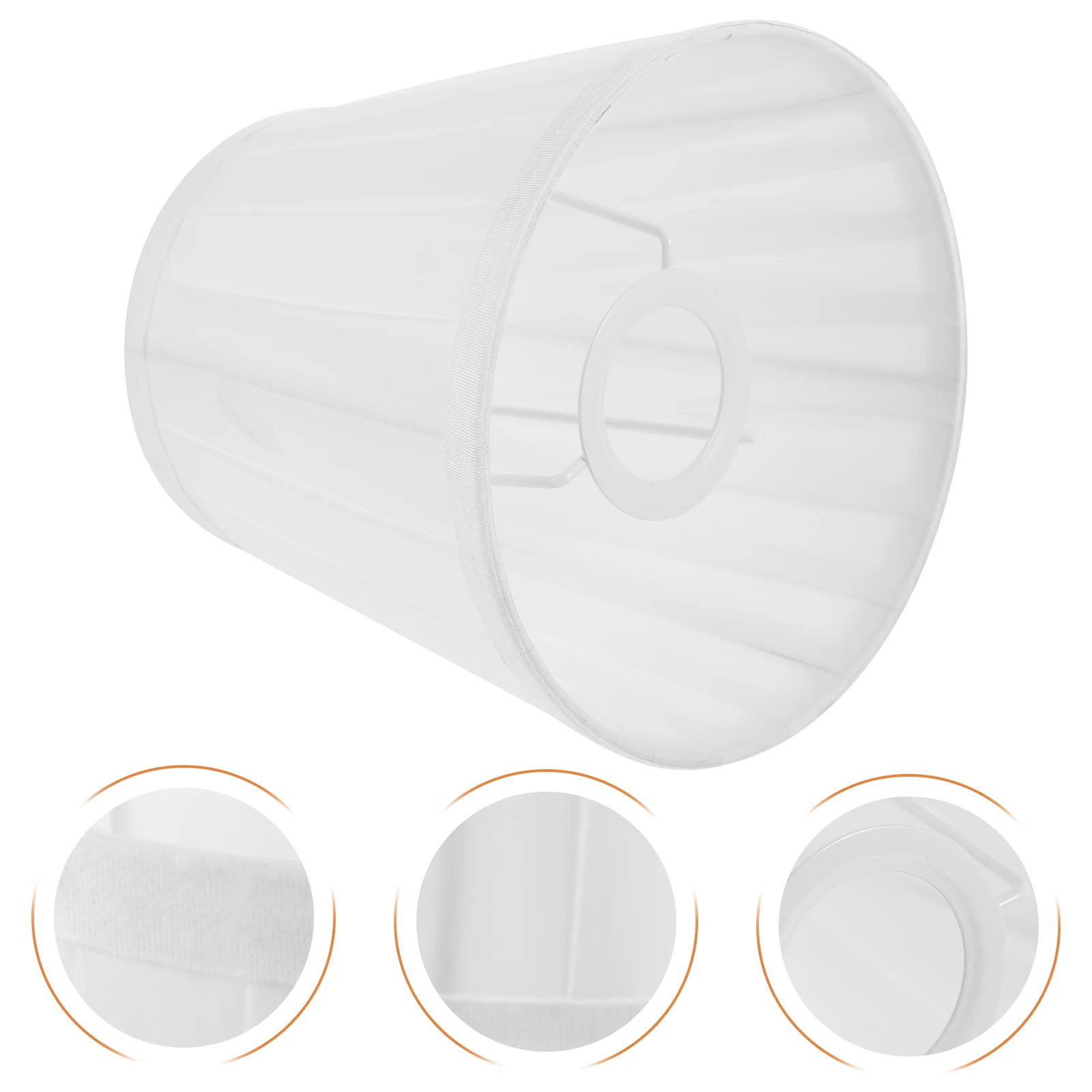 

Table Lampshade Fabric Desk Lampshades Pleated Replacement Hand Made Household Cloth Home