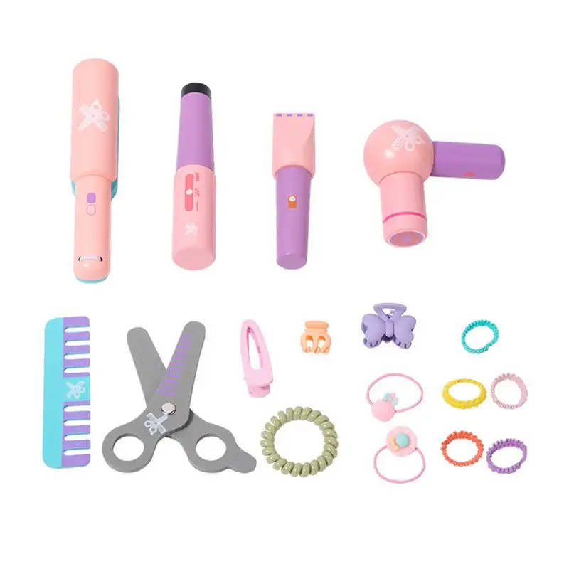 

Girls Beauty Salon Set Hair Styling Pretend Play Toys For Little Girls Learning Education Toy For Playground Home Kindergarten