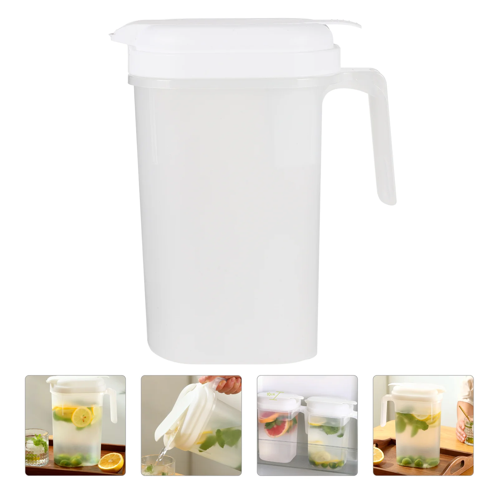 

Pitcher Waterbeverage Jug Kettle Tea Cold Jarras Aguas Paraiced Container Pitchers Dispenser Fridge Drink Lidice Servinglemonade