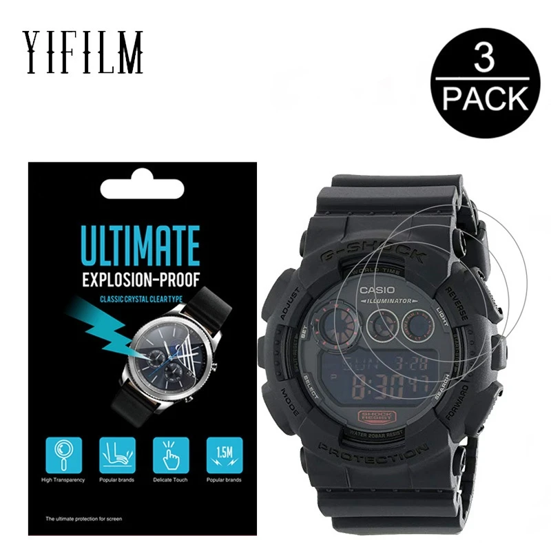 

3 шт., защитная пленка для часов Casio G-Shock GD100