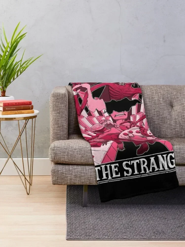 Одеяло для диванов с изображением странного таротестка (темное) декоративные