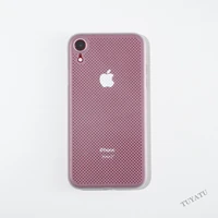 breathable fan hot cell phone shell hole breathable cases for iphone x xs xr max cool mobile phone accessories case 7 8 plus