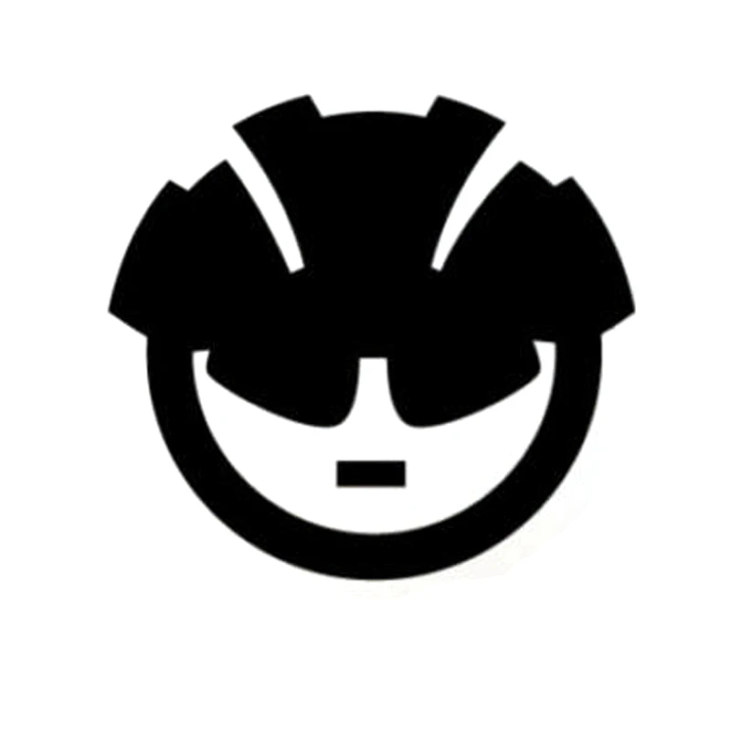 

Interesting Sports Icon Bicycling Helmet Vinyl Decal Bumper Trunk Laptop Rear Windshield Cover Scratches Car Sticker PVC13x12cm