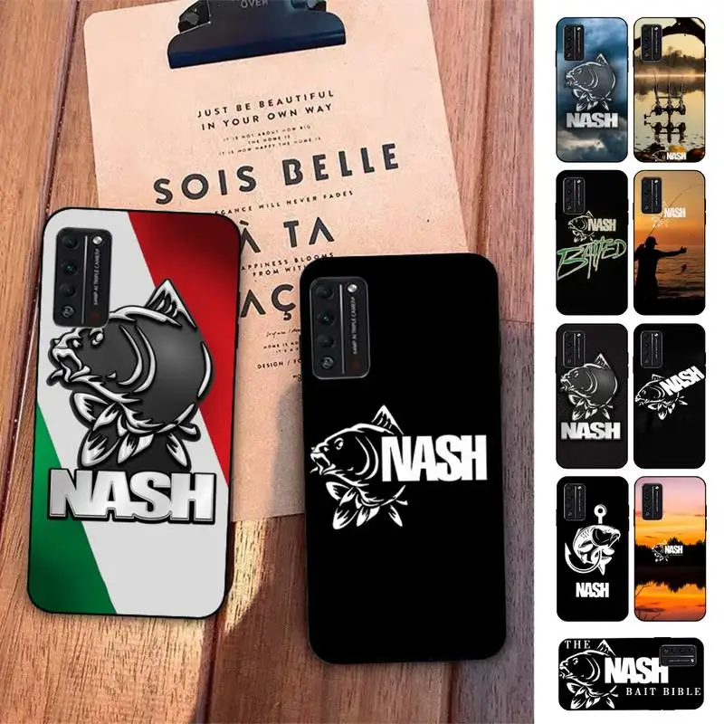 

Nash Fishing Logo Phone Case for Huawei Honor 10 i 8X C 5A 20 9 10 30 lite pro Voew 10 20 V30