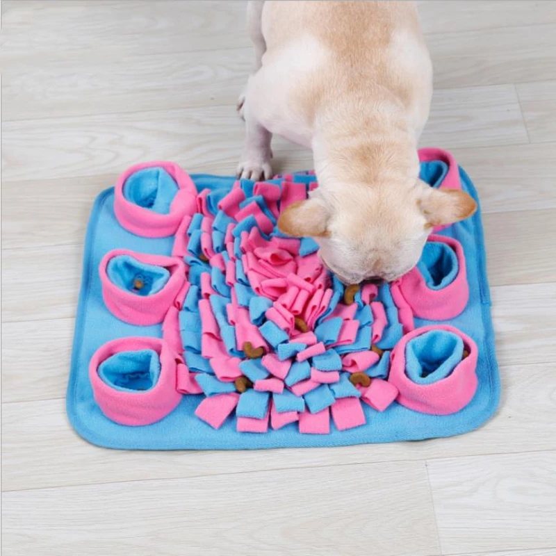 

Snuffle Mat for Dogs Slow Feeder Sniffing Pad Dog Puzzle Mat Encourages Foraging and Smelling Washable Blanket for Pets