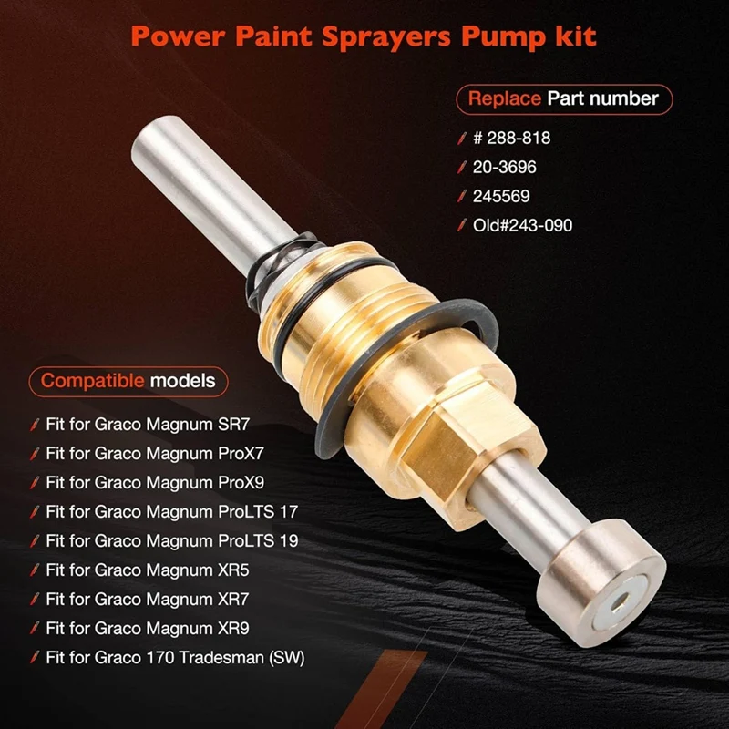 Ремкомплект насоса распылителя краски совместимый с Magnum Prox7 Prox9 SR7 Prolts 17 19 XR5 XR7 XR9