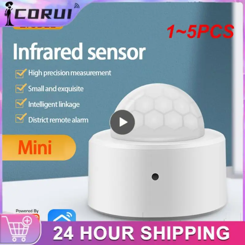 

Датчик движения Tuya Zigbee для умного дома, датчик движения с PIR-датчиком, работает с Alexa Google Home, 1 ~ 5 шт.