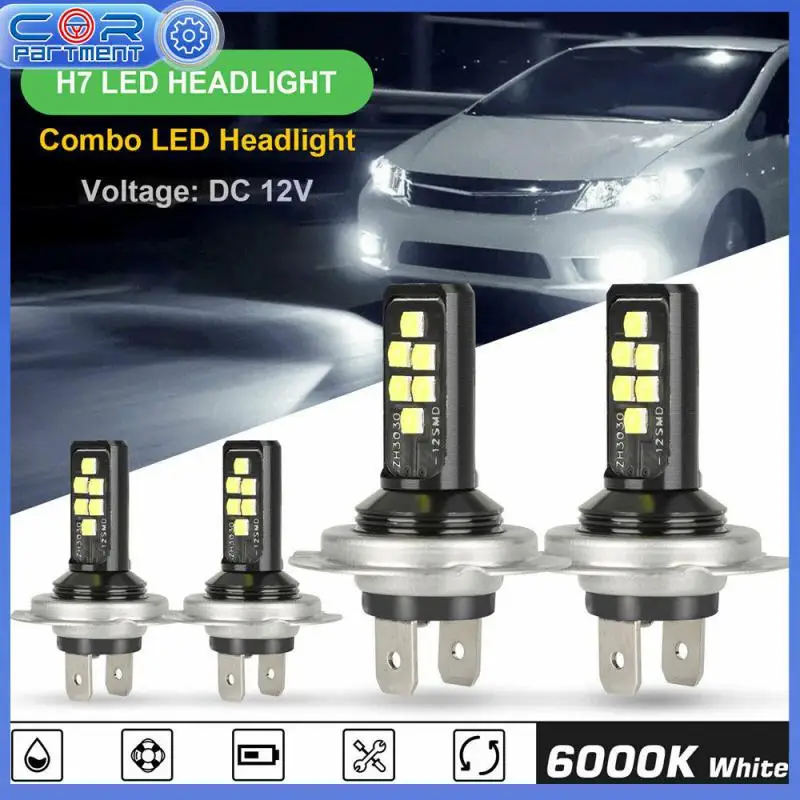 

H7 H4 Led Headlight Durable Led Lights Superbright Universal Led Car Light Headlamp Car Accessories 0w 52000lm 6000k Headlight