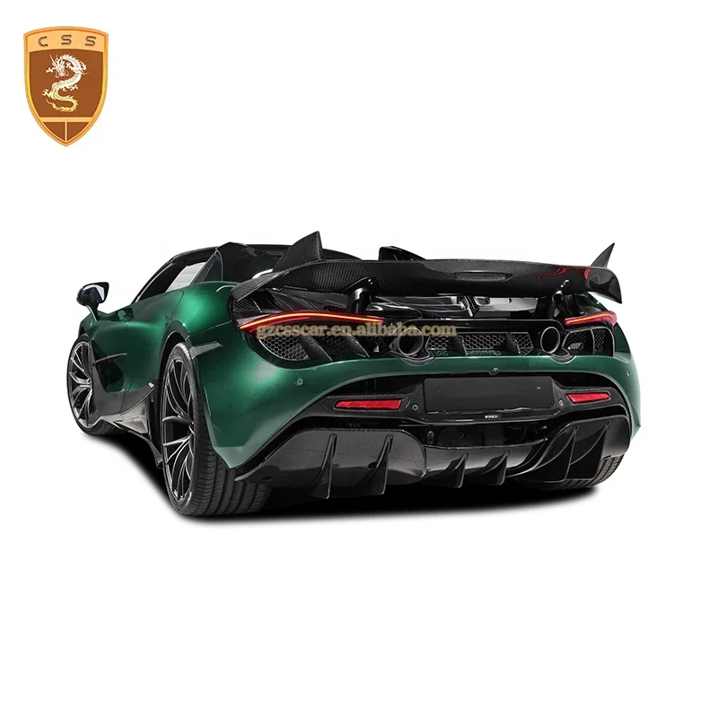 

High Quality Car Accessories TC Style Carbon Fiber Rear Light Covers For McLaren 720S Auto Parts Tail Lights Cover