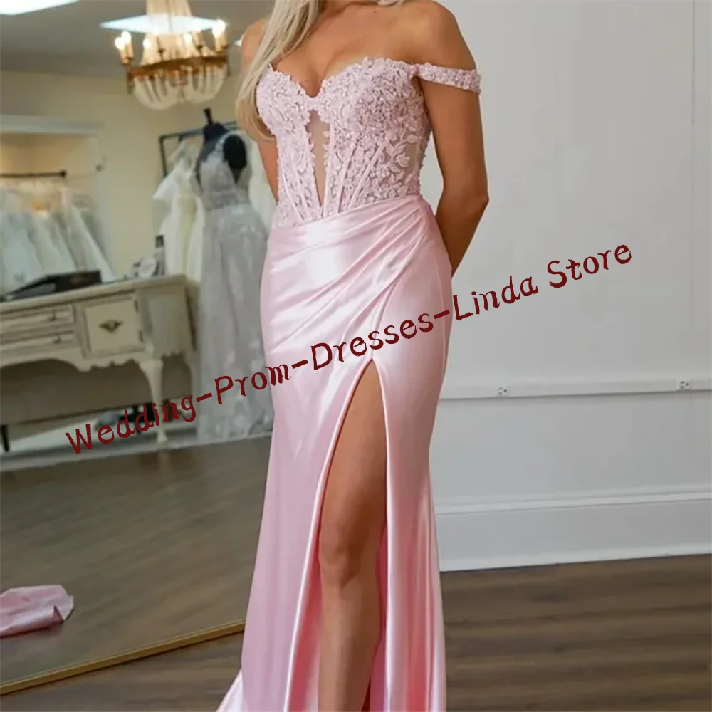 Вечернее платье NoEnName_Null русалка атлас