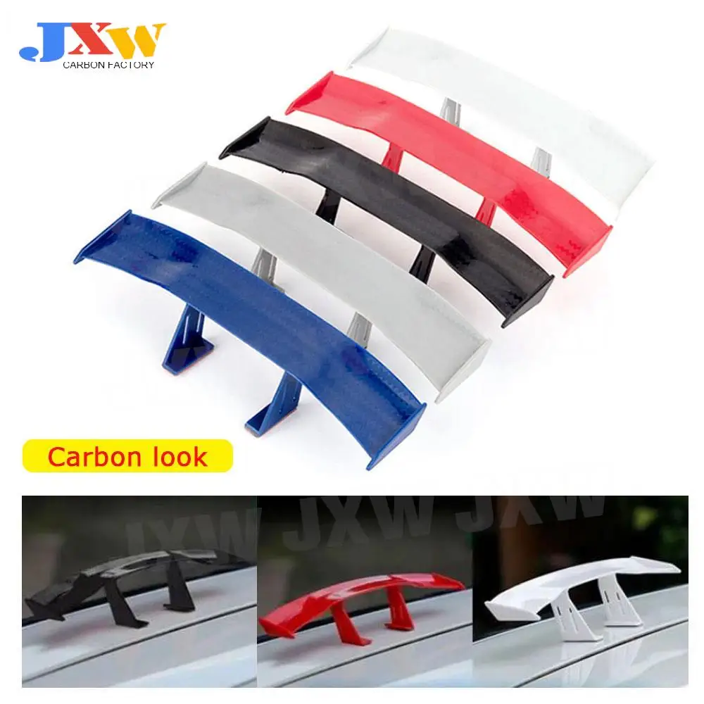 GT Style Small Rear Trunk Spoiler Wing Car Rear Spoiler Boot Mini Wing Model Decoration Auto Accessories Universal Wing