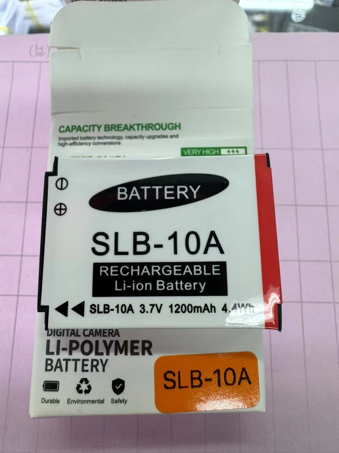 SLB-10A Аккумулятор для камеры 1200 мАч для Samsung SL102 SL202 SL420 SL620 SL820 HZ10W HZ15W ES55 L100 L110 L200 (art.: 3920cdaa575d2) - 3920cdaa575d2