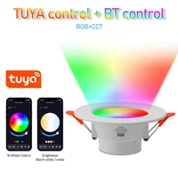 10w tuya rgb led spot light smart downlight bluetooth mesh celling lamp color changing voice control work with alexa google home