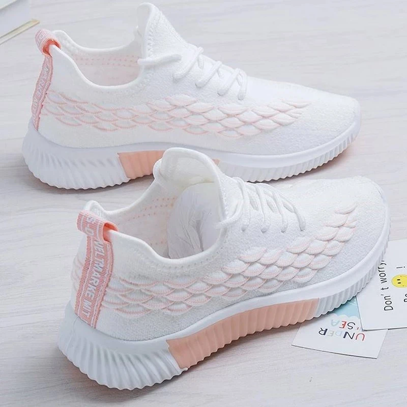 2022 New Women Sneakers Woman Summer Running Shoes Basket Female Vulcanized Women's Casual Flats Walking Shoes Knitting Mesh