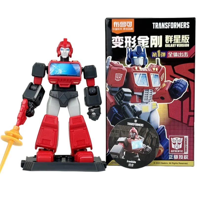 Фото Оригинальная коллекционная фигурка BLOKEES Transformers Star Edition 1 (слепая коробка), аниме-игрушка для сборки, мобильная модель, украшение, праздничный подарок №4