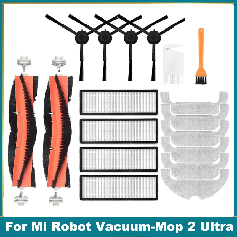 

Съемная основная щетка, фильтр НЕРА, боковая щетка, ткань для швабры для робота-пылесоса Xiaomi Mi STYTJ05ZHM 2, сменная деталь для ультраочистителя
