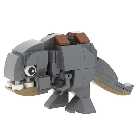 Buildmoc Star Movie Animal Tatooine-Bantha Mudhorn Monster деревенская модель строительные блоки игрушки для детей игрушки подарки банта