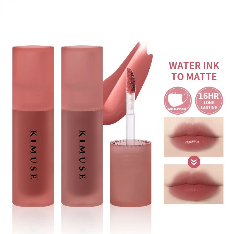 

Water Mist Lip Glaze Velvet Matte Natural White No Fading Not Easy To Touch The Cup Affordable Lipstick Lip Color