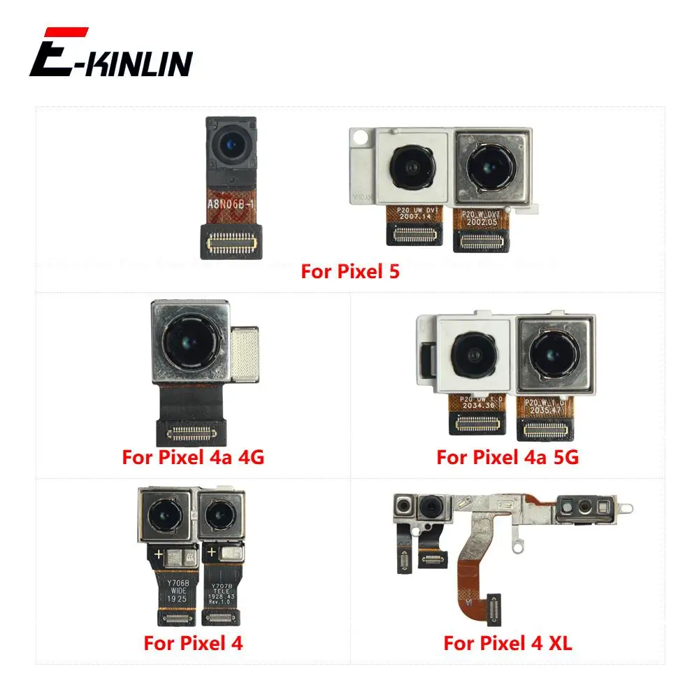 

Back Rear Front Facing Selfie Main Camera For Google Pixel 4 XL 4a 4XL 5 5a 6 Pro Flex Cable Repair Parts