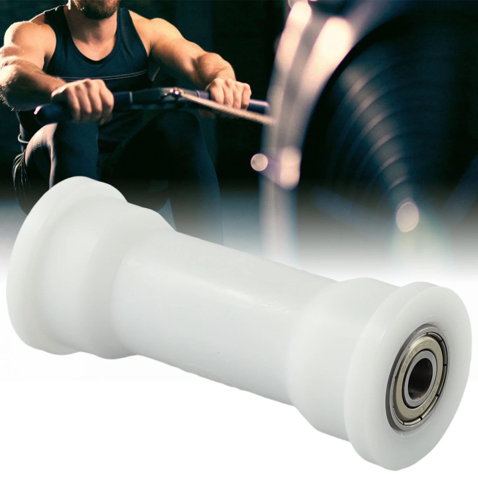 

Rowing Machine Roller Rowing Machine Bearing Wheel Metal Plastic Rowing Machine White Great Fitness Equipment Accessories
