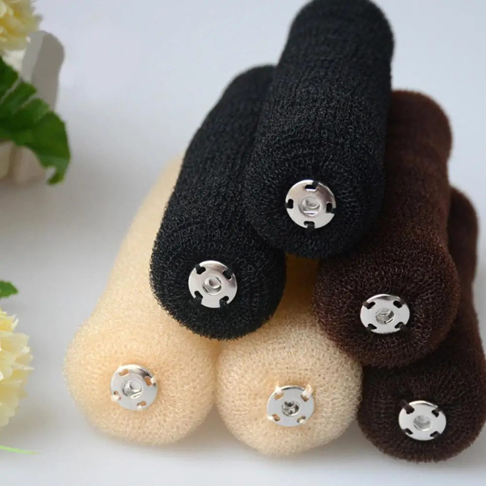 

Hair Bun Ring Stretchable Hair Accessories Elastic Women Donuts Hair Maker for Daily