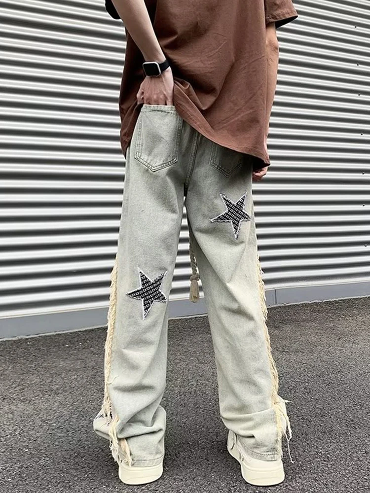 New Baggy Jean Pant for Men's Fashion Trend Japanese Style Baggy Jeans for Men's Summer Wear