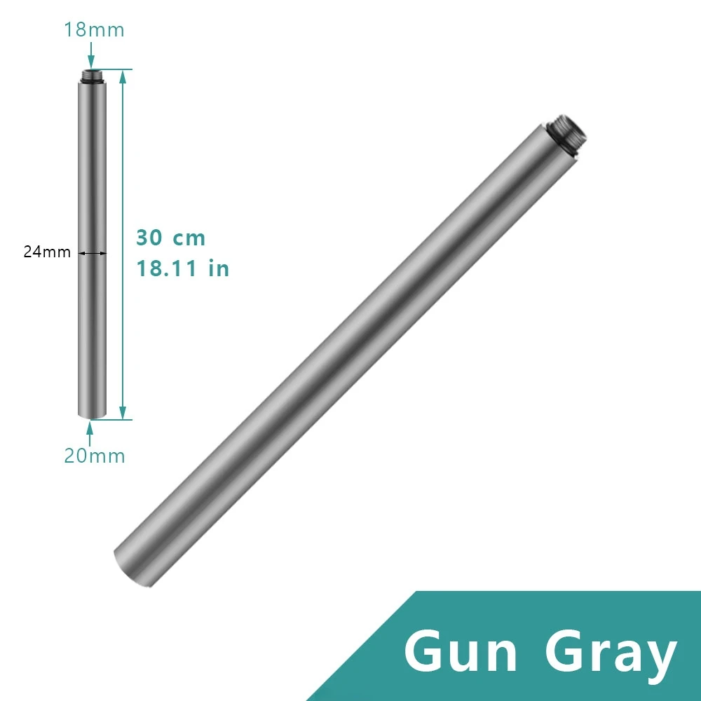 

30 см удлинитель для душа, душевая система для ванны, черный, серый, круглый удлинитель, набор смесителей для душа, удлинительная трубка, аксессуары для ванной комнаты