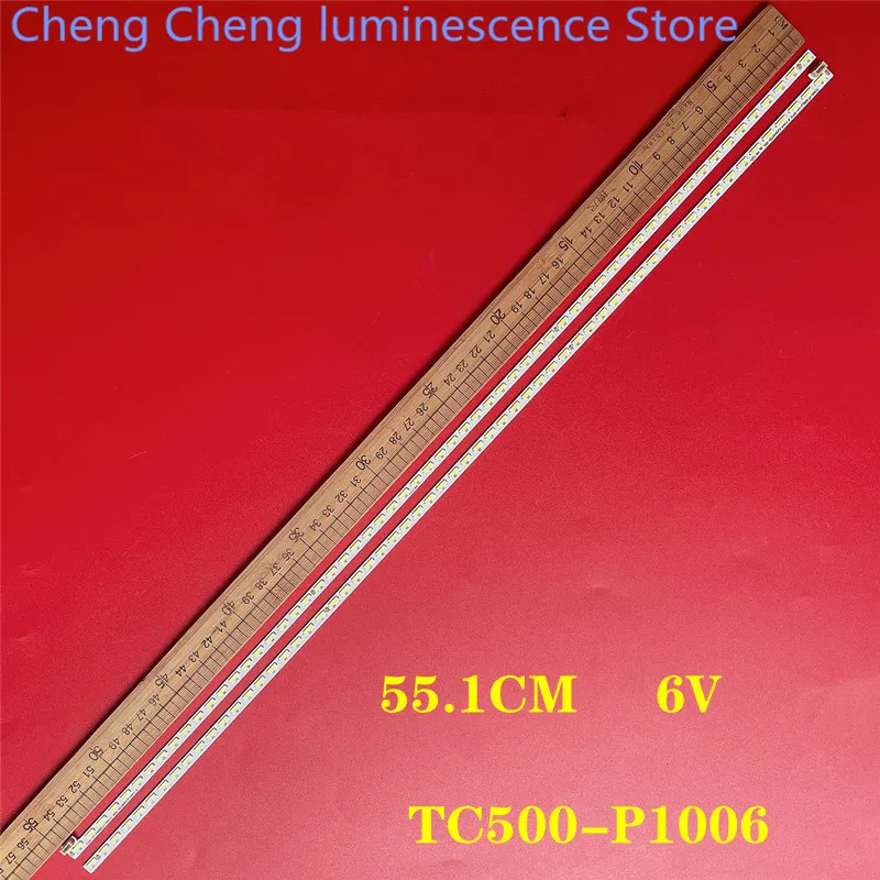 Для HKC 50E3 Hanlimei EHT50H07-AMG светильник strip (RL) -TC500-I1006 55,1 см 6 в 60 светодиодов 100% Новинка