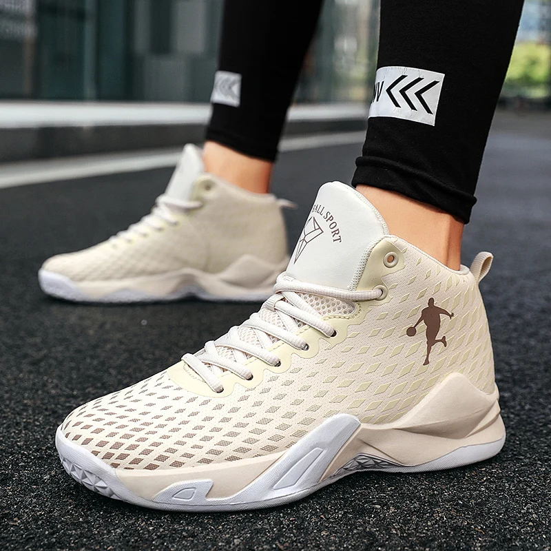 Men Basketball Shoes 2023 New Pattern Breathable Anti Slip Athletic Shoes for Male Free Shipping Lace Up Men Training Footwear