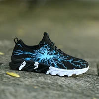 damyuan graffiti mens running shoes non slip breathable sneakers male big size slip on casual sports athletic walking gym shoes