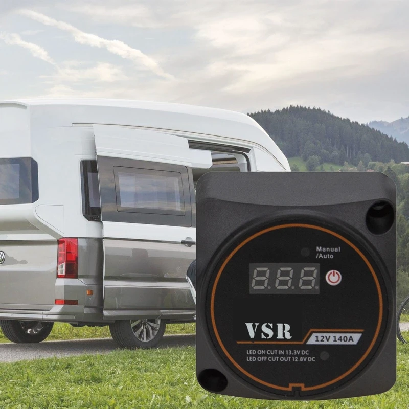 

Power Smart Dual Battery Isolator 12V 140A Voltage Sensitive Relay VSR for Van Trucks RV's Motorhome UTV Boats Off Road