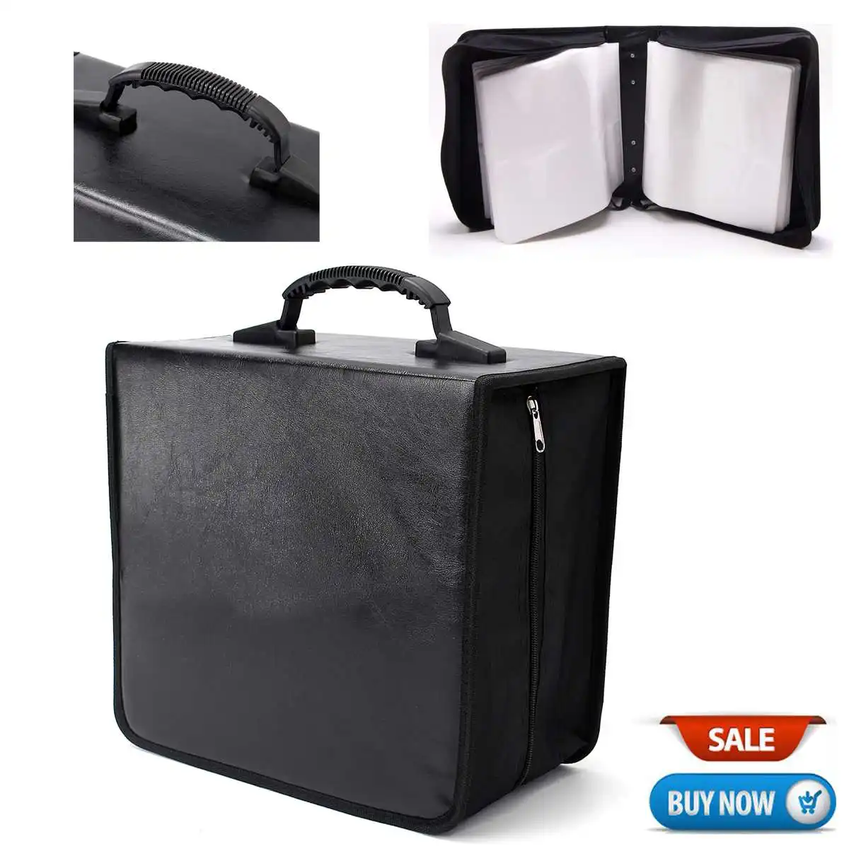 

520 Discs CD DVD Wallet Holder Bag Case Album Organizer Media Storage Organizer Case Boxes Holder CD Sleeve Hard Bag Album Box