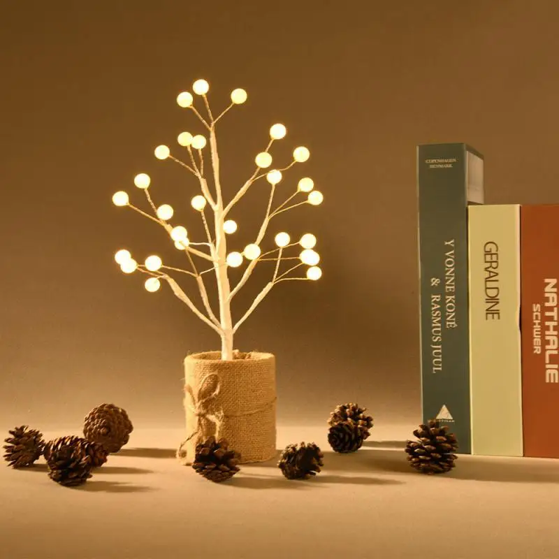 

Christmas Luminous Small Tree Lights Led Room Bedroom Porch Decoration Atmosphere Decorative Tree Lights For Home Decor