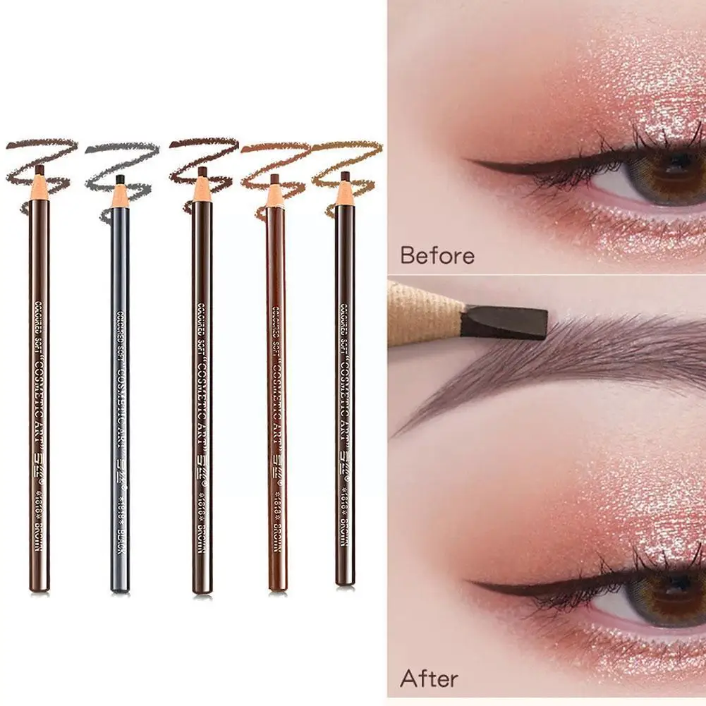 

1pc Eyebrow Pencil Microblading Waterproof Makeup Enhancers Stereo Coloured Kit Art Tool Eye Tint Tinting Beauty Cosmetic R4S4